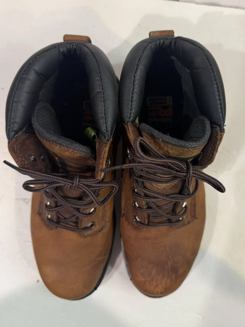 Timberland Pro Boots 33034 Men’s Size 12 Brown 24/7 Pit Boss Steel Toe Safety